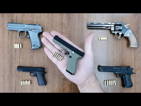 Top 5 Mini Gun in 1:2 Scale 2022 - Miniature Pistol with Bullets