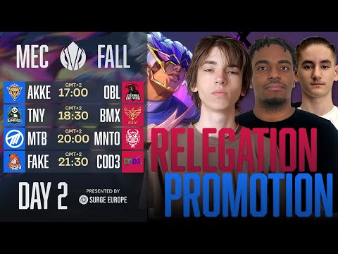 MEC Fall 25 - Relegation-Promotion Day 2 | MLBB European Championship Fall 2025 | !giveaway