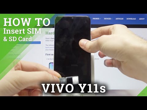 How to Insert Nano SIM and Micro SD to VIVO Y11s – Input SIM and SD Card