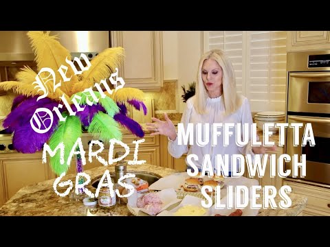 ⚜️MARDI GRAS MUFFULETTA SLIDERS | The Style Chase |