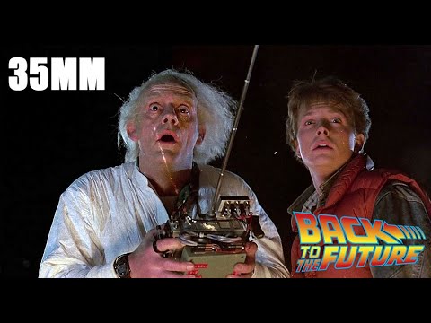 Back to the Future  (1985) - The Delorean scene (35mm)