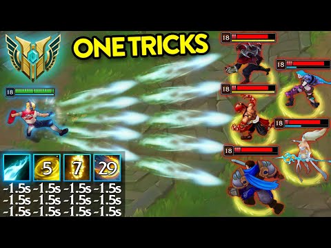 THE ULTIMATE "ONE TRICKS" MONTAGE - League of Legends