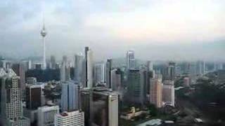 Panoramic view on Kuala Lumpur, Malaysia