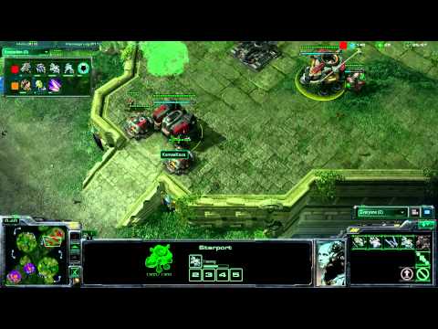 StarCraft 2 Cast (HD) Clandroid Nr.x17 Deviance vs KomeaKaza part 1