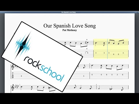 Our Spanish Love Song (2019) Rockschool Grade 7 Acoustic Guitar