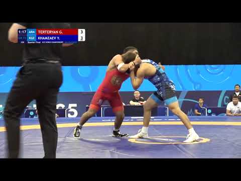GR 72KG 1/4 Round | Gasper Terteryan (Arm) Vs Yryskeldi Khamzaev (Kgz) | U23 World Championship 2025