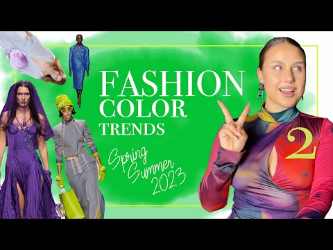 Color Trends Spring Summer 2023 (Part 2 cool colours)