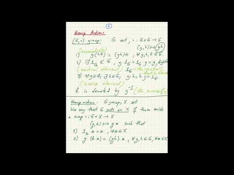 16 Combinatorics Intro: Enumeration under group action I, Orbit-stabilizer lemma