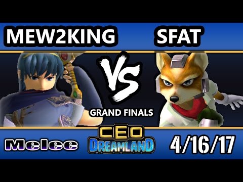 CEO Dreamland 2017 SSBM - FOX MVG | Mew2King (Marth) Vs. CLG | SFAT (Fox) Smash Melee Grand Finals