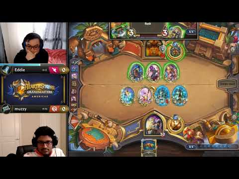 Eddie vs muzzy - Hearthstone Grandmasters Americas S2 2019 - Week 7