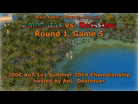 Summer 2019 Championship, R1 - Domantas vs. Swissboy, Game 5 - Age of Mythology: The Titans