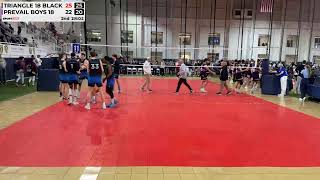 Triangle Boys 18-Black volleyball video