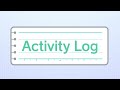 Activity Log Banner Activity Log