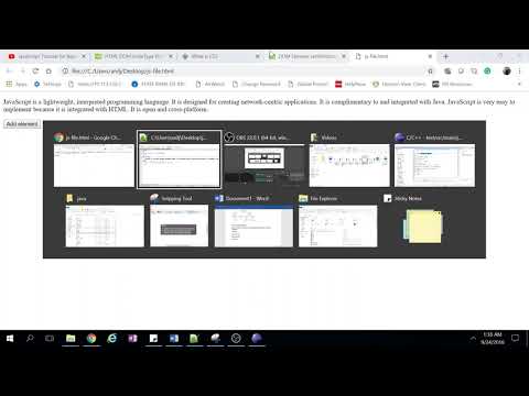 Javascript Tutorial For Beginners 16 Add And Remove Elements