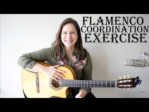 Flamenco scale coordination exercise (guitar lesson)