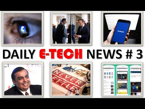 E Tech News #3 One Plus 6 Launch, Amazon New App, Facebook Data, Reliance Investment, Amazon Updates