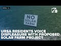 Ursa residents voice displeasure with proposed solar farm project