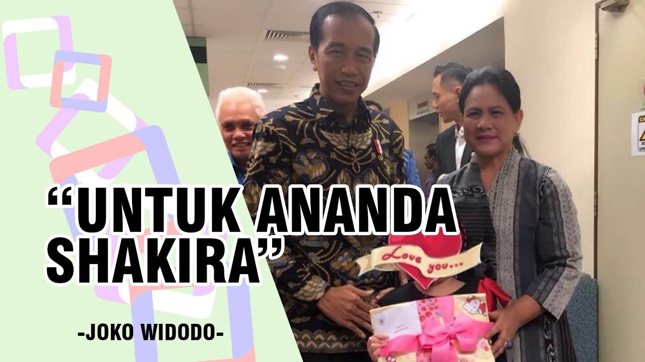 Presiden Jokowi dan Iriana Jenguk Putri Denada, Shakira Aurum Bersorak