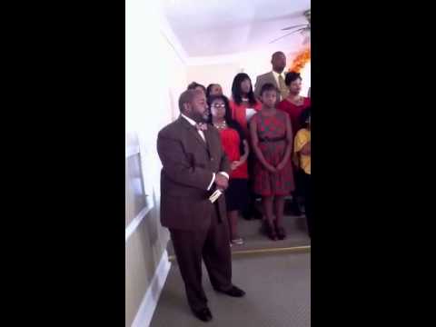 Wedding Choir Singing God Bless The Broken Road