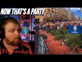 NFL Fan Reacts To EURO Opening Games Fans Take Over The Streets
