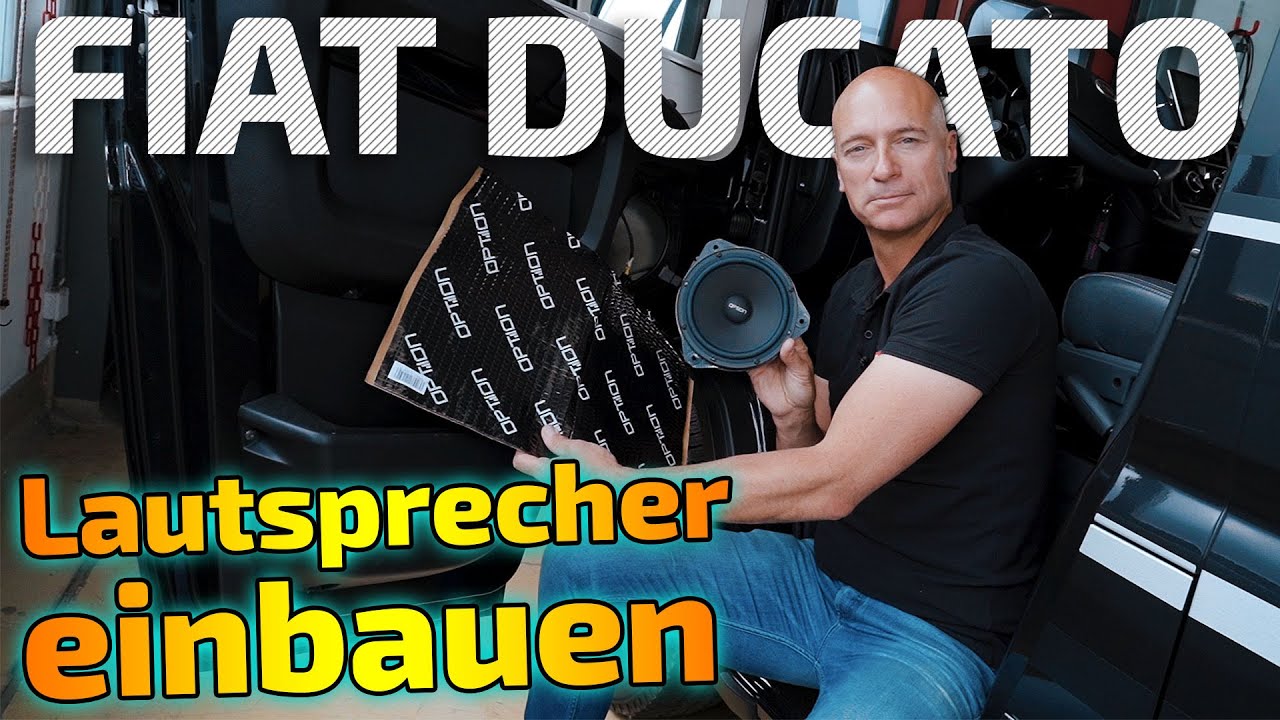 OPTION DUCATO AIR Lautsprecher-Komplettset kompatibel mit Fiat Ducato/Peugeot  Boxer/Citroen Jumper (Typ 250) - 100% Plug & Play Lautsprechersystem, 50  WRMS, 4 Ohm : : Elektronik & Foto