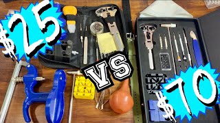 Watch Repair Kit Comparison $25 vs. $70