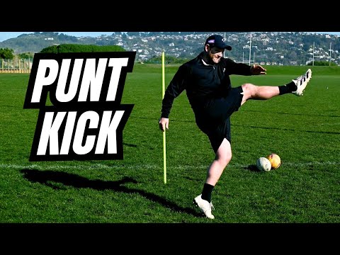 How To Get Better Strikes On Punts Kicks @rugbybricks Rugby Kicking