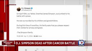 R.I.P O.J Simpson: Former NFL Star Passes Away At 76 After Battle With Cancer