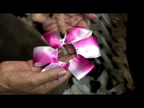 Mulher.com 03/07/2015 Mega Artesanal - Trindade flor de fita de cetim