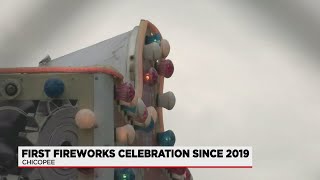 City of Chicopee holds fireworks for the first time since 2019