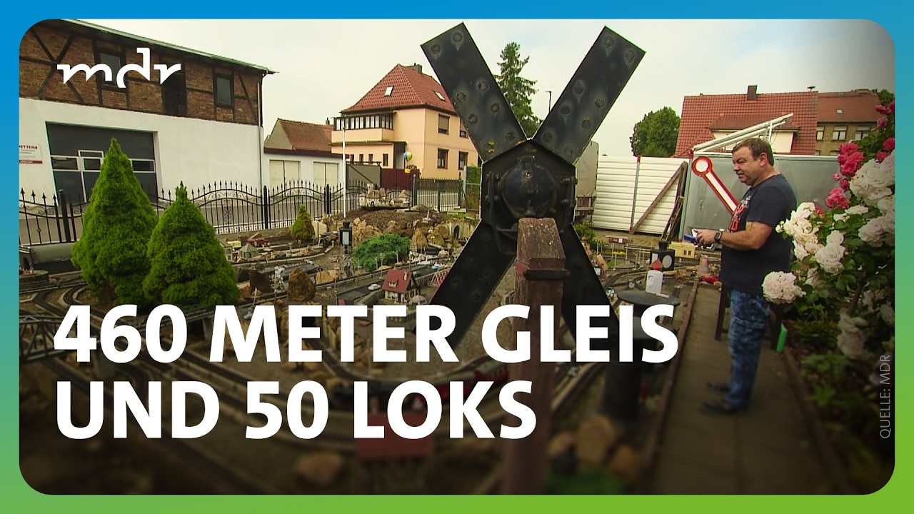 Der Garteneisenbahn-König aus Klostermansfeld | MDR um 4 | MDR