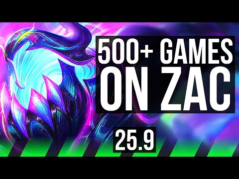ZAC vs OLAF (JGL) | 8/4/18, 500+ games | EUW Diamond | 25.9
