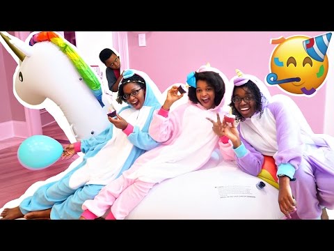 EPIC UNICORN BIRTHDAY PARTY! 🎉 + MINI GOLFING