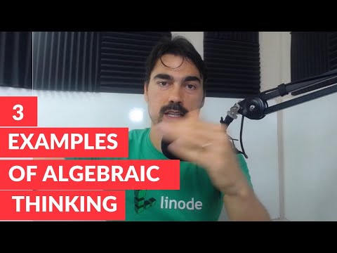 3 Examples of algebraic thinking