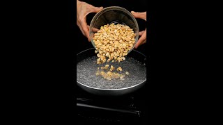 Throw peanuts into boiling water and you'll thank me for this brilliant dessert!