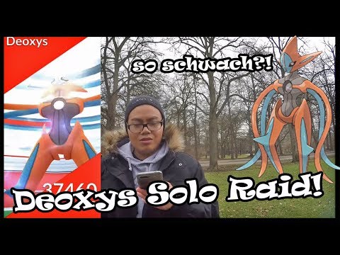 Angriffsform DEOXYS EX RAID Solo! eine Schande für EX Raids?! Video