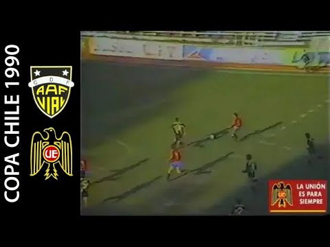 Fernández Vial 0-2 Unión Española - Copa Chile 1990 - Goles