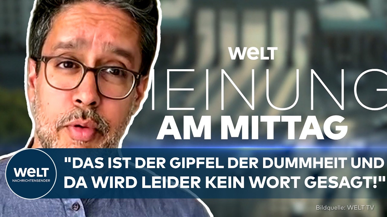 MEINE MEINUNG: Klare Ansage! "Das ist der Gipfel der Dummheit! Da wird leider kein Wort gesagt!"