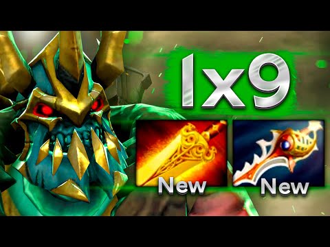 1x9 Врейз Кинг с новым радиансом! Час пота, 60к нетворса. - Daxak Wraith King DOTA 2