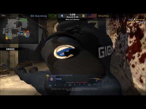POV - TACO (SK)(25-10) vs Misfits / cbble / ESL Pro League Season 6 Finals Semi-Final
