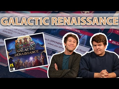 Galactic Renaissance | An Area Control Centered On Peace? | Board Game Overview & Review
