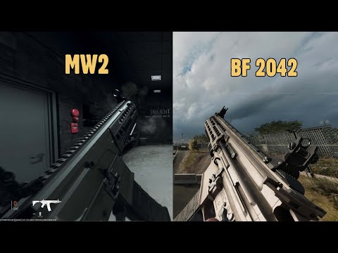 Call of Duty Modern Warfare II (2022) vs Battlefield 2042 Weapon Comparison