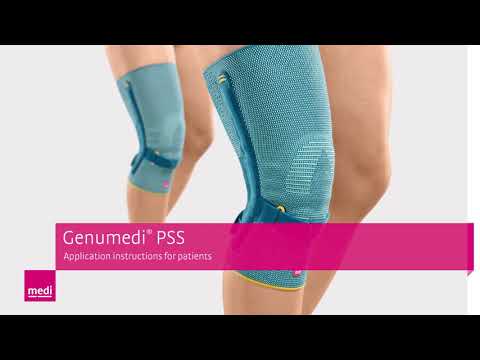How to put on the Genumedi® PSS knee support