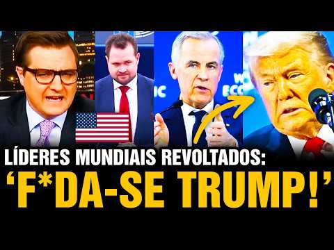 “F*DA-SE TRUMP”: Davos declara GUERRA ao presidente mais perigoso do mundo 😱 🇺🇸