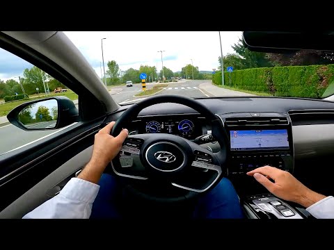 HYUNDAI TUCSON 2023 - POV test drive (city, highway) 265 HP PHEV