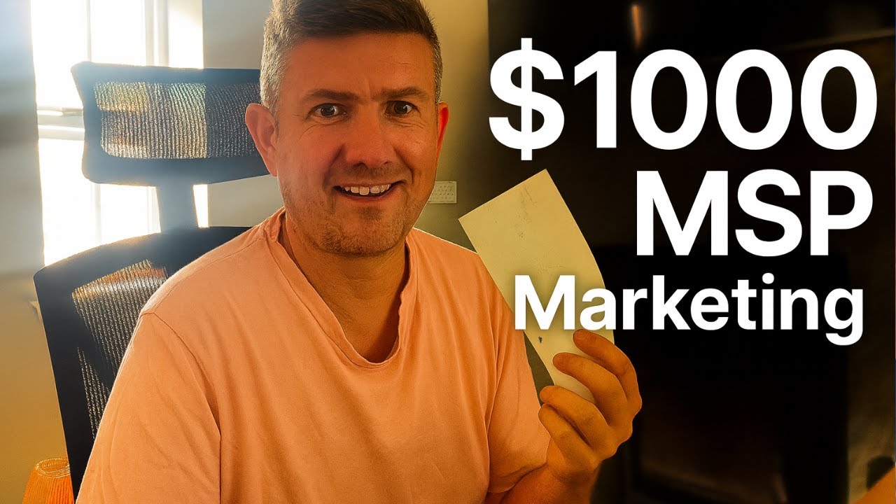 If I Only Had $1,000 to Market My MSP…