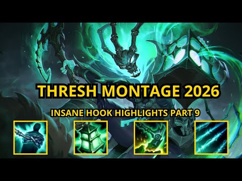 Thresh Montage 2026 | INSANE Flash Hook Highlights Part 9 🔥 #thresh  #lolmontage