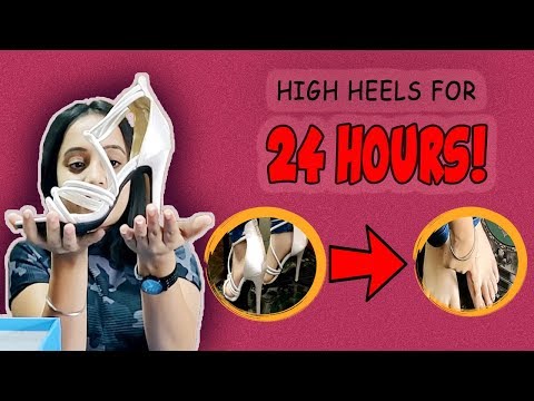 I wore high heels for 24 hours straight.....and then this happened!😨 Painful, Swelling | gopsvlogs