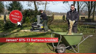 Jansen GTS-13 drvič - štiepkovač konárov