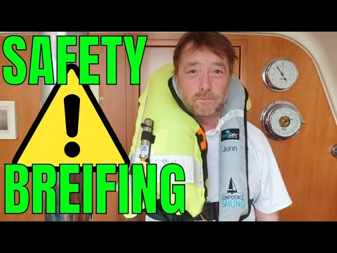 How to Conduct a crew safety briefing on a small boat or sailing yacht